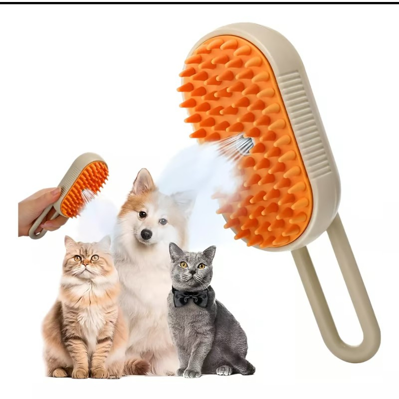 SteamPet Brush™ Cepillo para mascota con vapor relajante